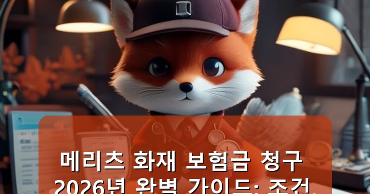 메리츠 화재 보험금 청구 - health.whcksdid.kr 캐릭터