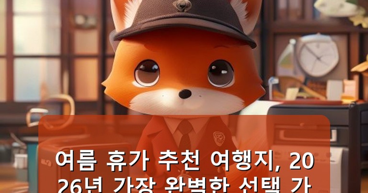 여름 휴가 추천 여행지 - health.whcksdid.kr 캐릭터